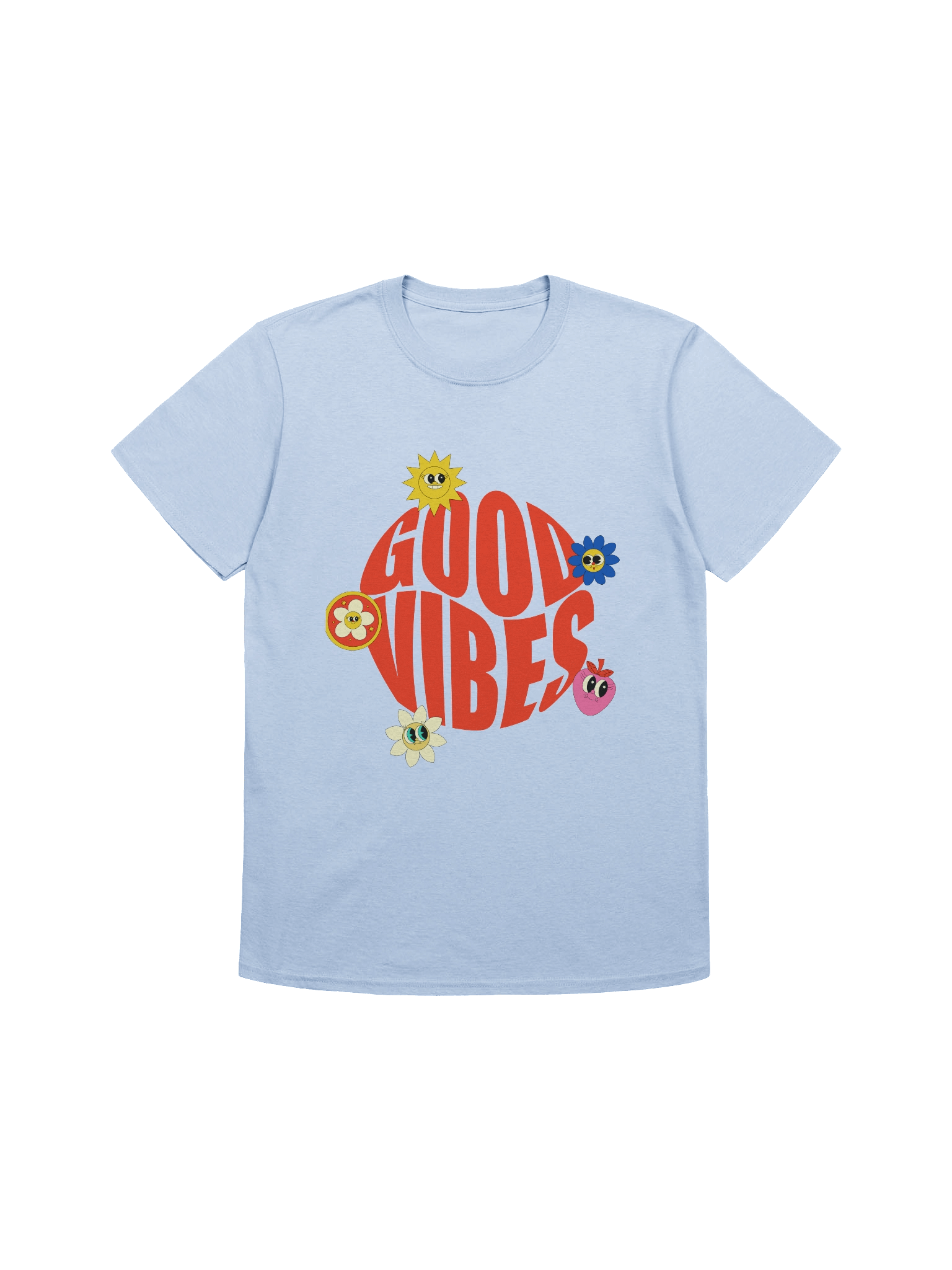 Good Vibes Cartoon T-Shirt product image (4)