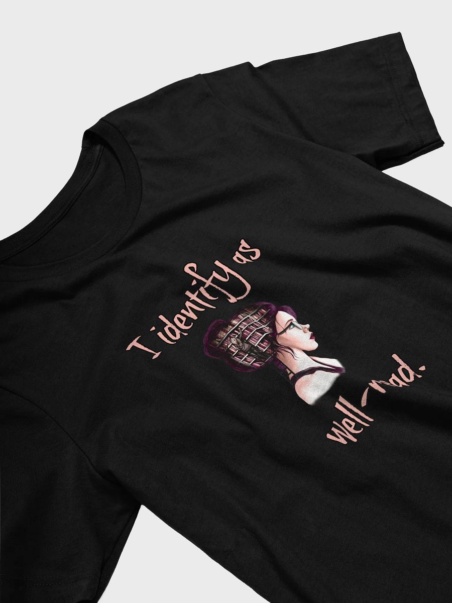I Identify As Well-Read (Library In Her Head) Tee product image (3)