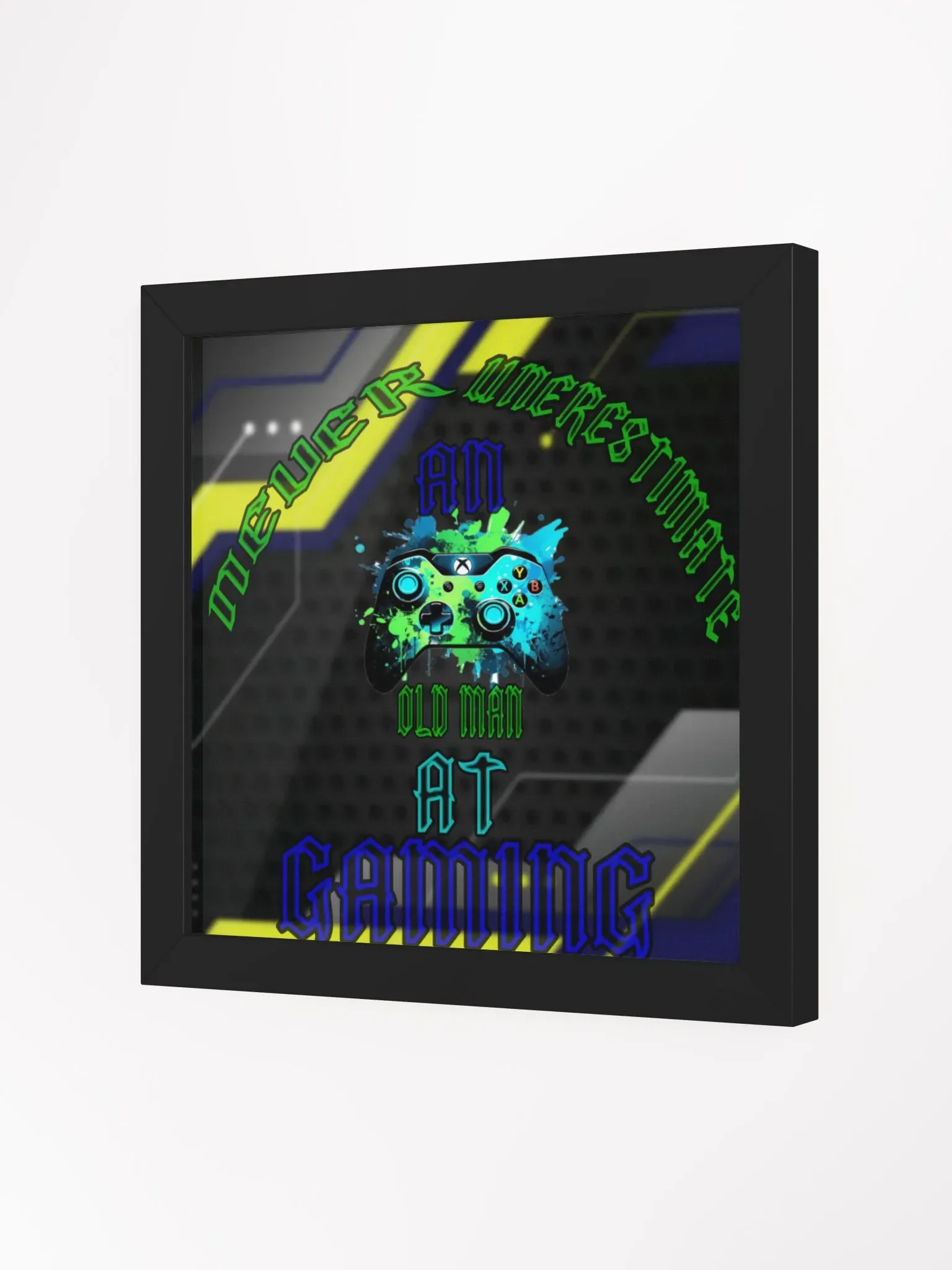 old man gaming poster product image (2)