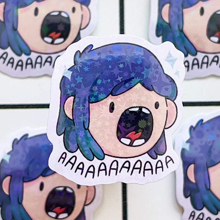 AAAAAAAA Sticker (holographic) product image (1)