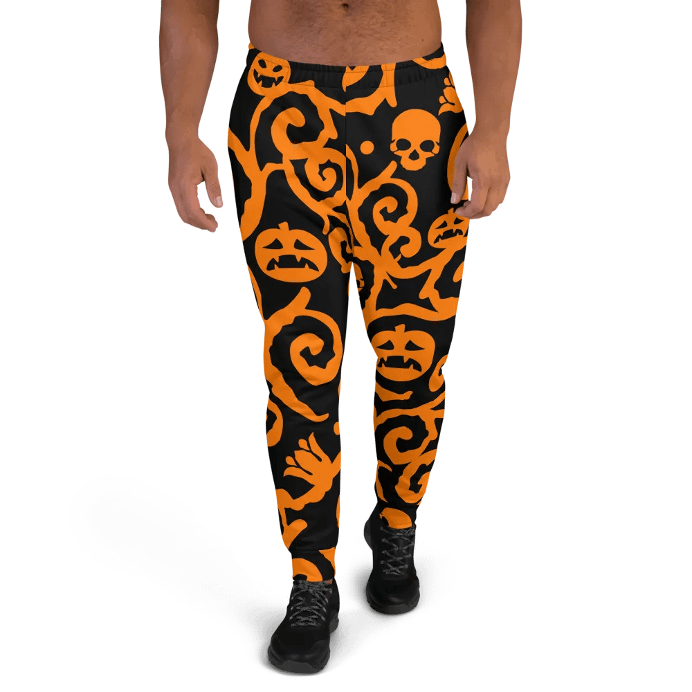 Scary Pumpkins Skull Men's Joggers product image (3)