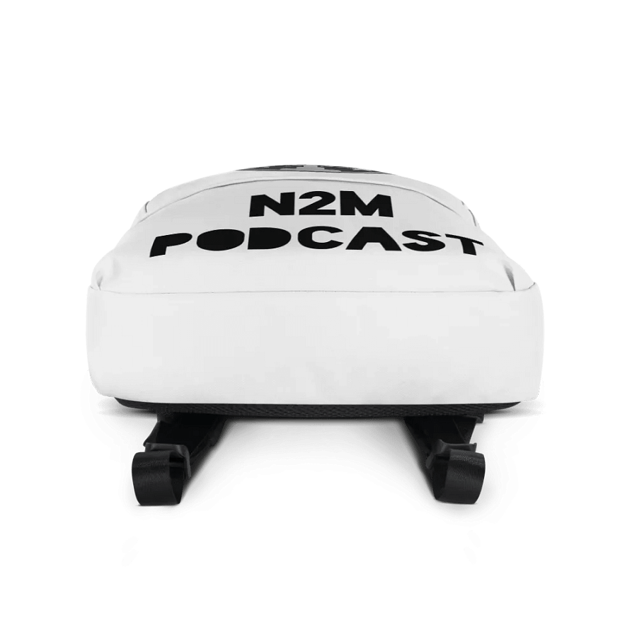 Never 2 Much Podcast Monochrome Backpack product image (5)