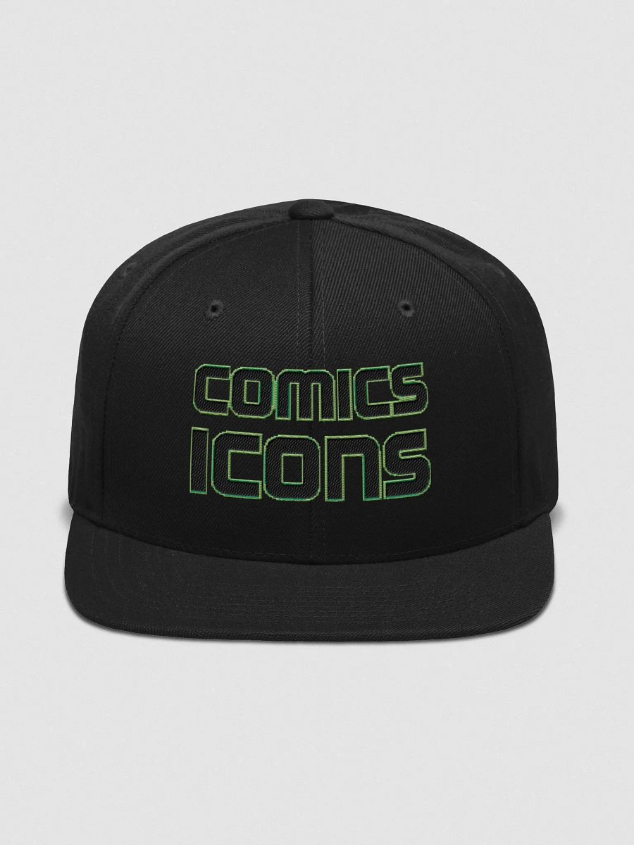 Iconic Black/Green Logo Snapback Cap product image (1)