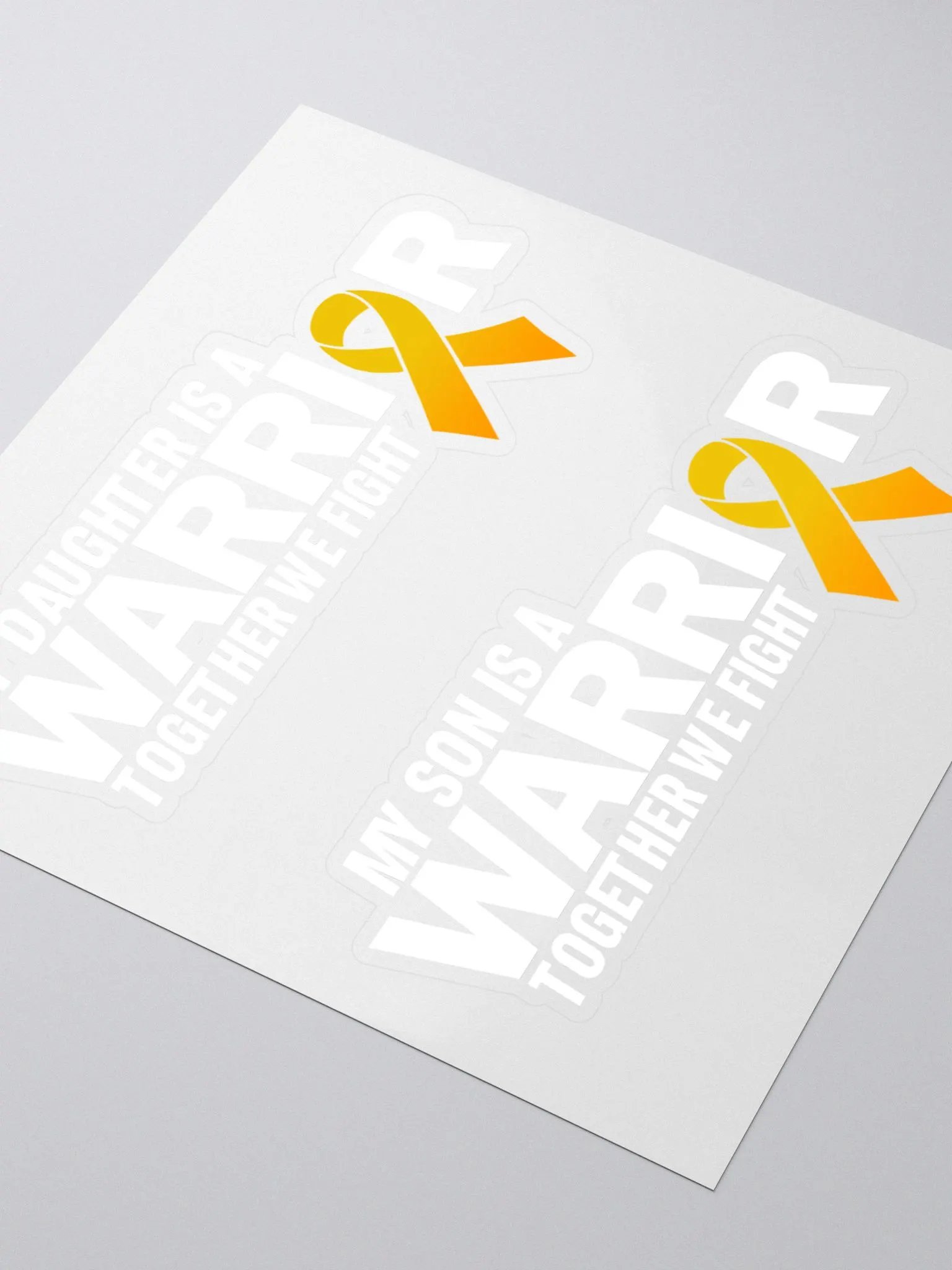 Childhood cancer Warrior Decals product image (11)
