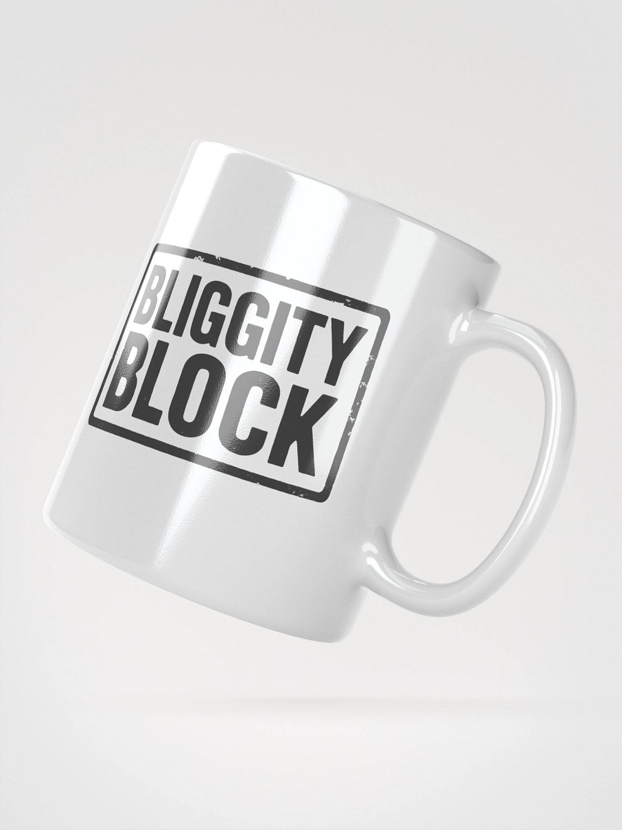 “Bliggity Block” Black Stamp Mug product image (4)
