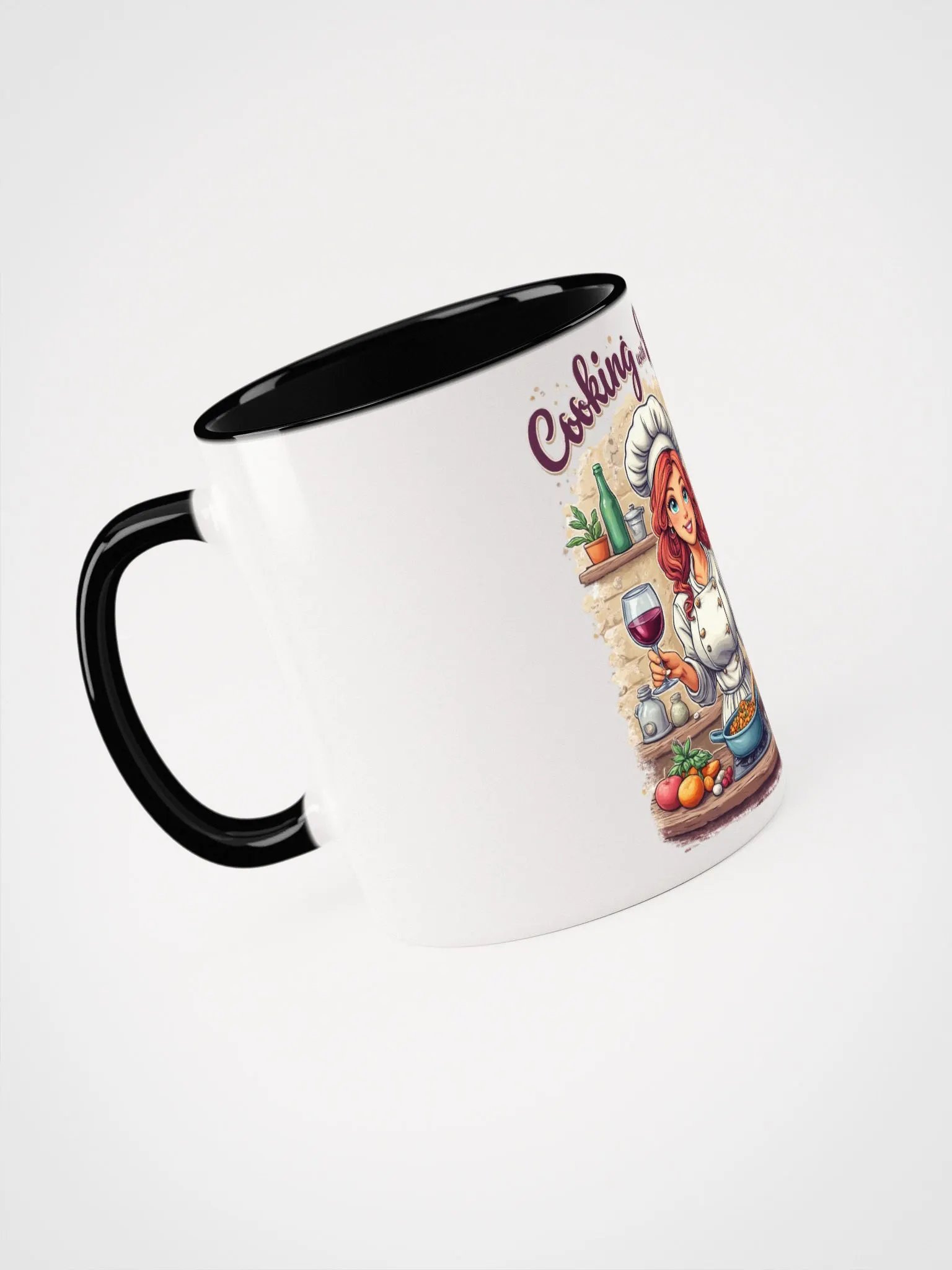 Vibrant Chef's Mug: Cooking with Wine product image (33)