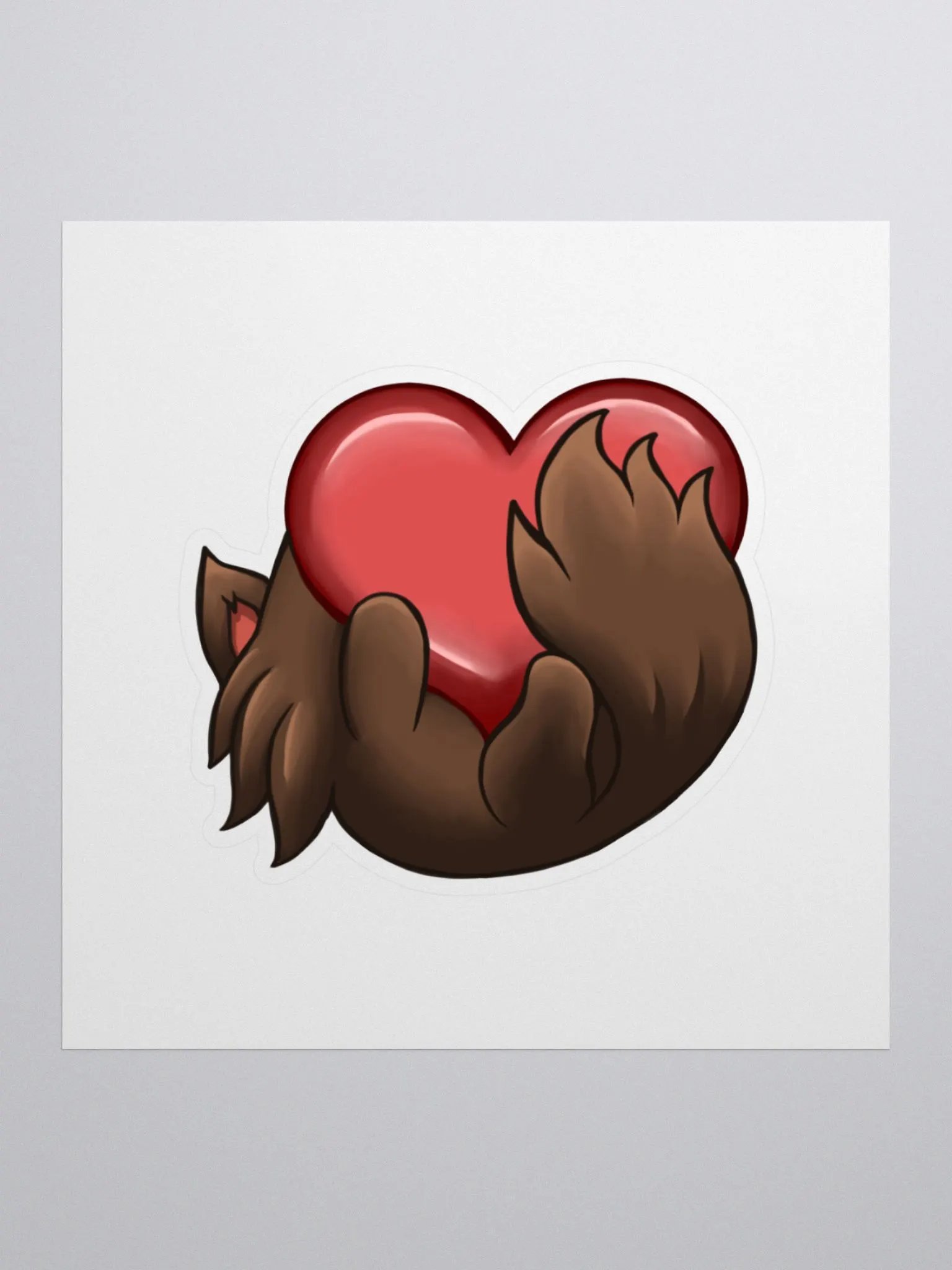 Mike Heart Sticker product image (1)