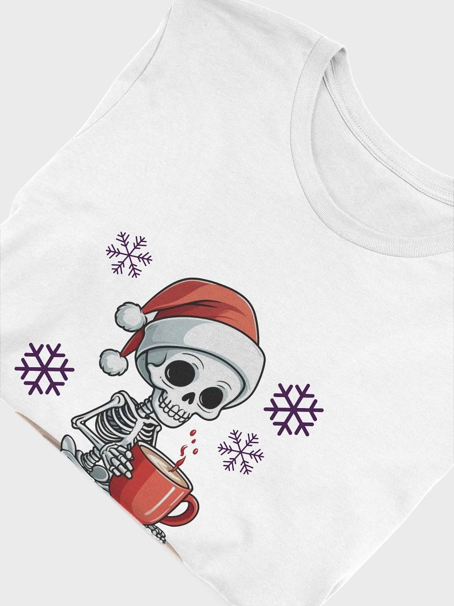 Cozy Christmas Skeleton T-Shirt product image (5)