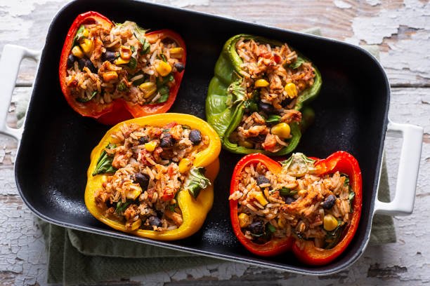 Hearty Quinoa and Turkey Stuffed Peppers product image (2)