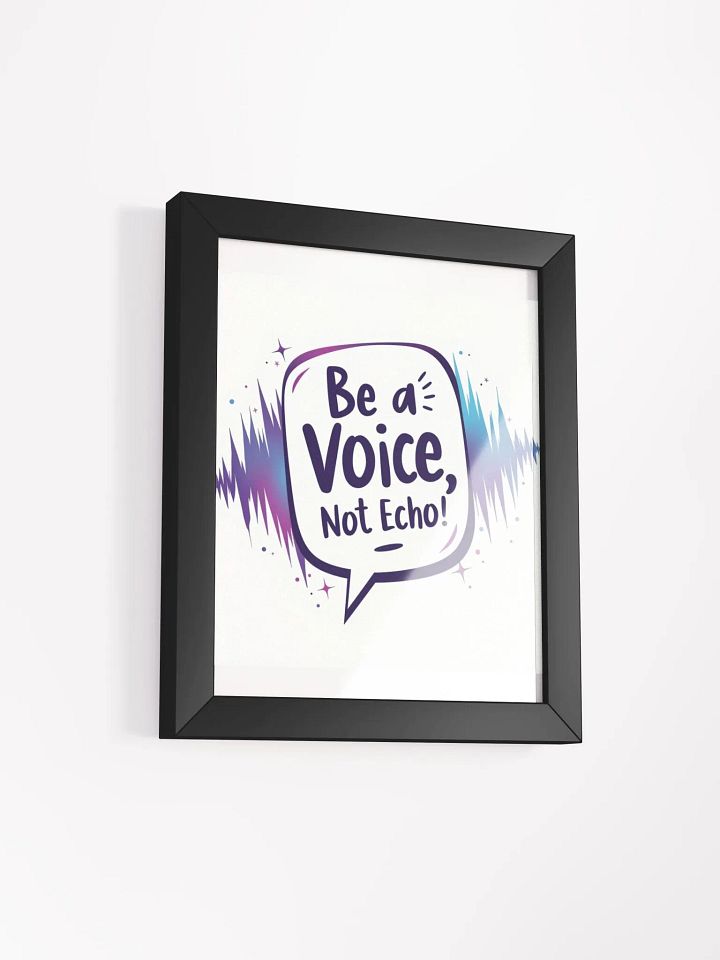 Echo Motivational Framed Poster product image (39)