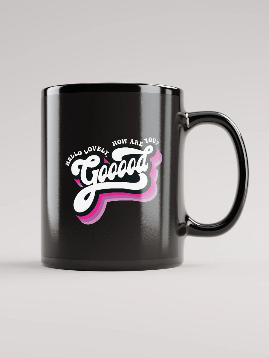 Hello Lovely Double Black Mug product image (2)