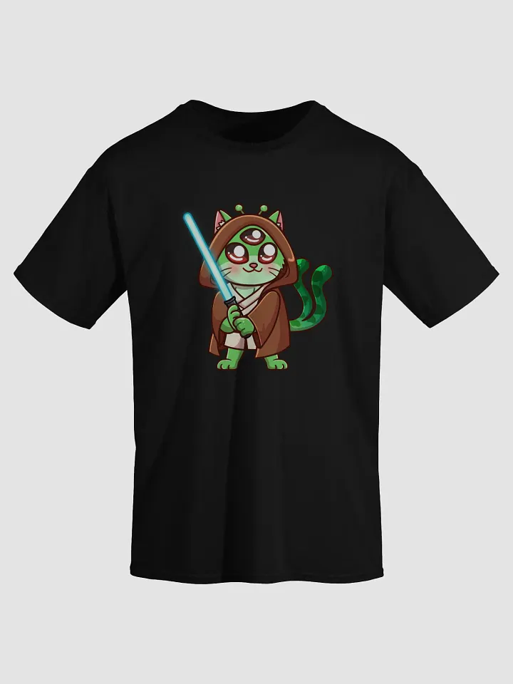 Cosmos Cat Jedi T-Shirt product image (1)