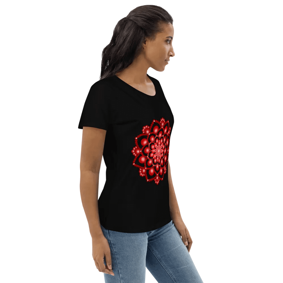 Red Dot Mandala Women's Eco T-Shirt product image (6)