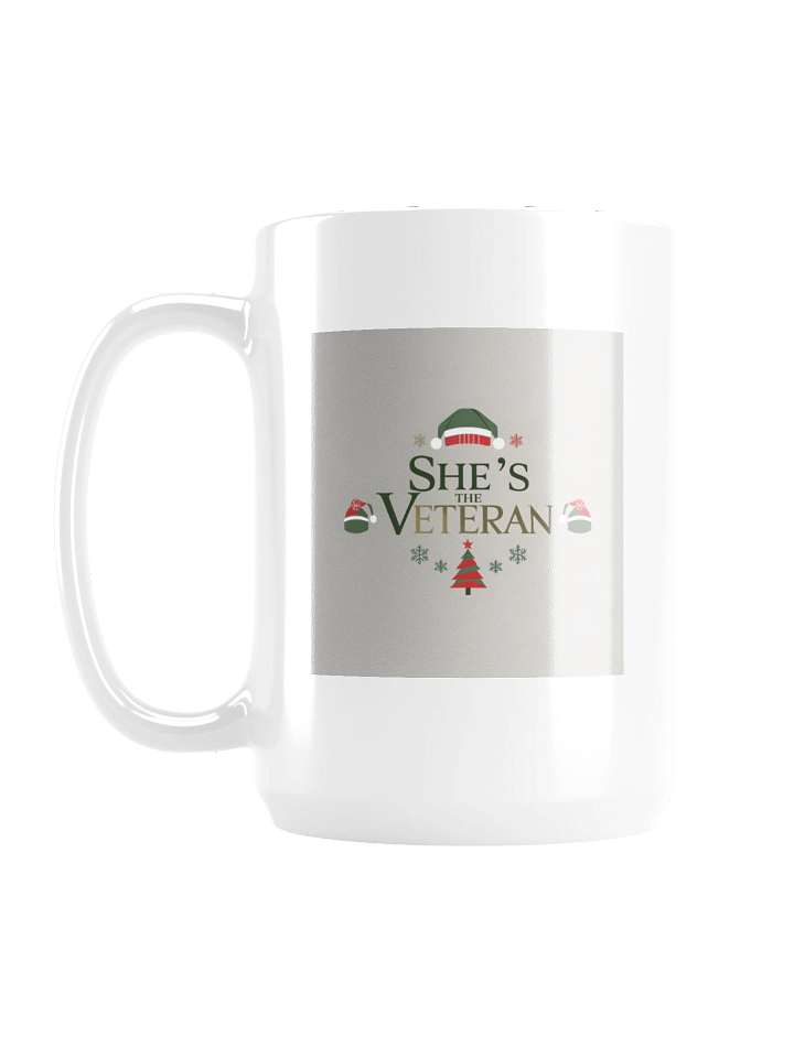 She’s The Veteran Glossy Holiday Mug product image (1)