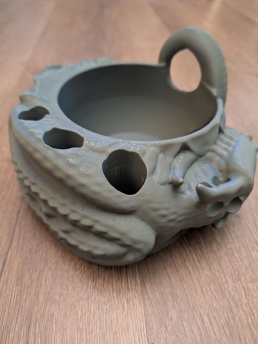Sleepy Dragon Yarn Bowl product image (1)