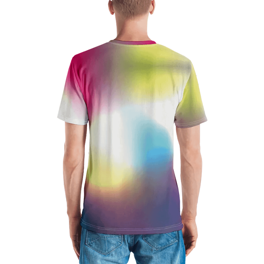 COLOUR MOVING AND STILL 25TH ANNIVERSARY COLOUR ALL OVER TEE product image (4)