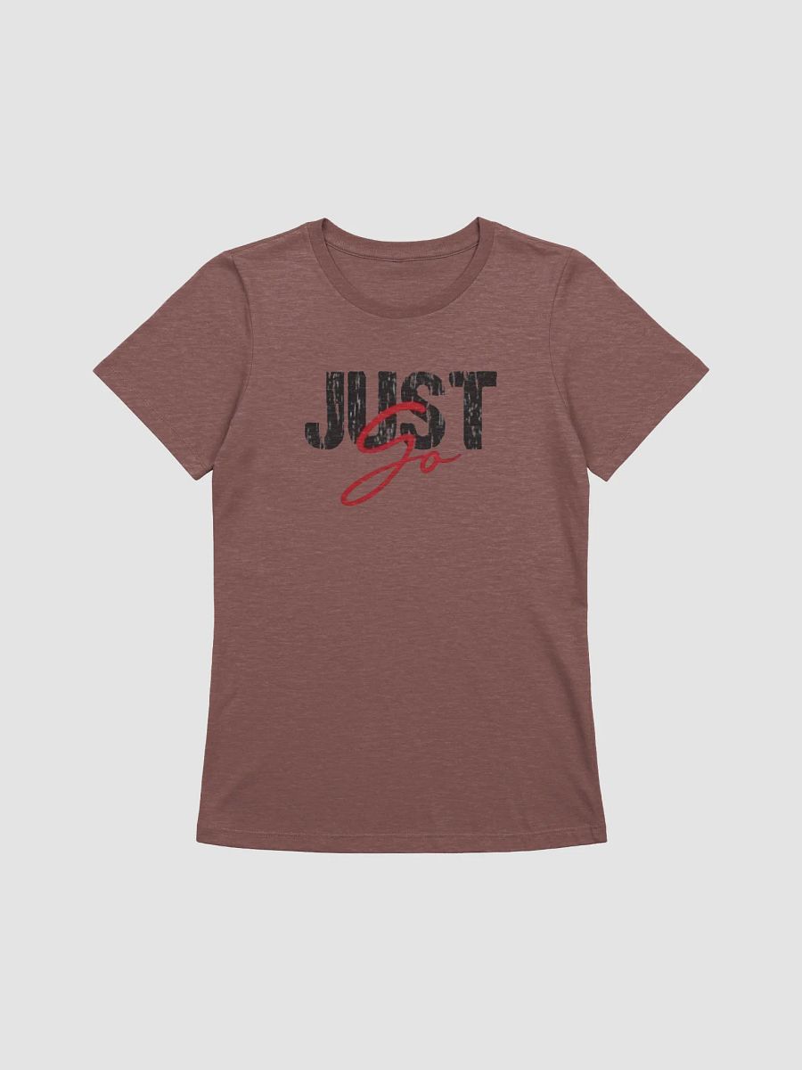 Women's Supersoft Relaxed-fit T-Shirt Just Go Letter product image (3)