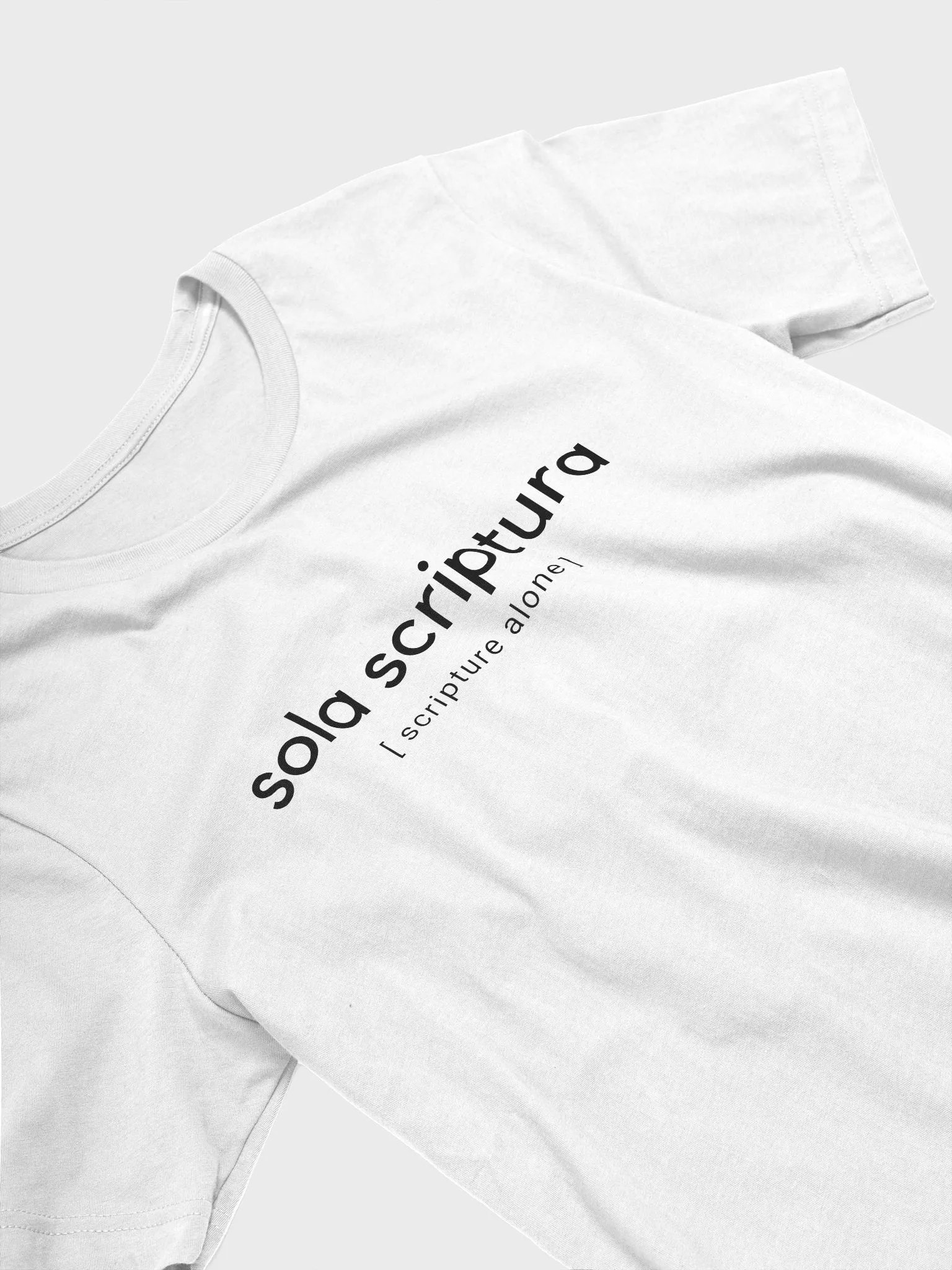 Scripture Alone - Unisex White product image (3)