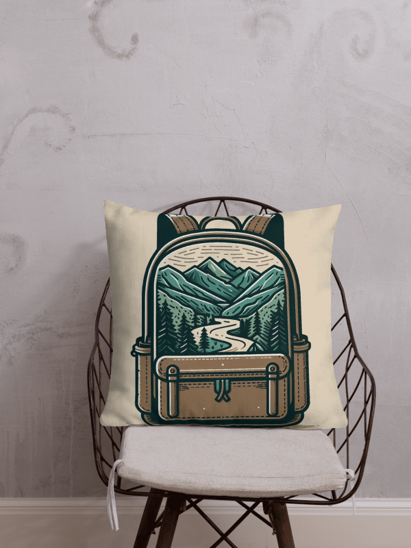 Nature's Wanderlust Premium Pillow AI Design Backpack product image (1)