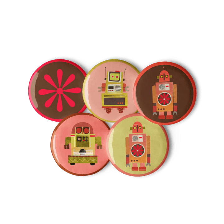 Atomic Robot Party - Button Pins product image (1)