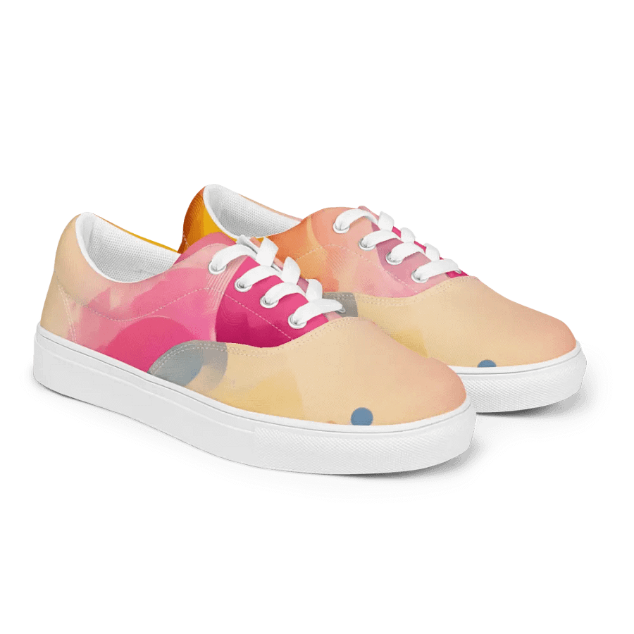 VividWave Lace-Up Canvas Shoes product image (3)