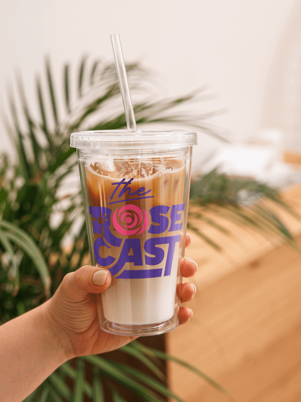 Rosecast Logo Plastic Tumbler (Doubled-Walled) product image (1)