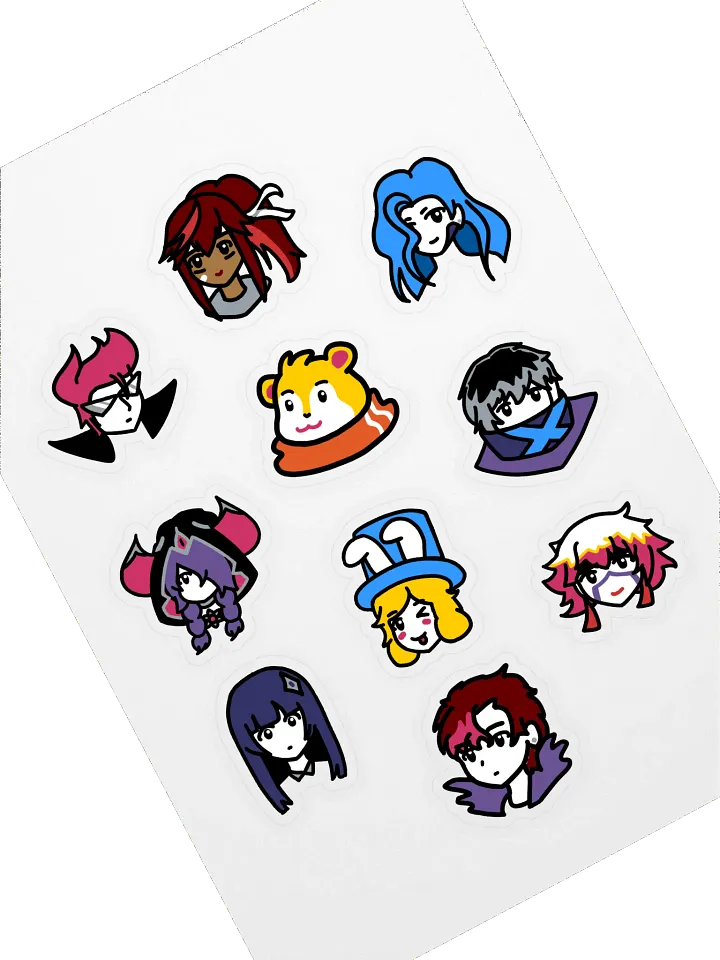 Striker Sticker Sheet (zzZ) product image (1)