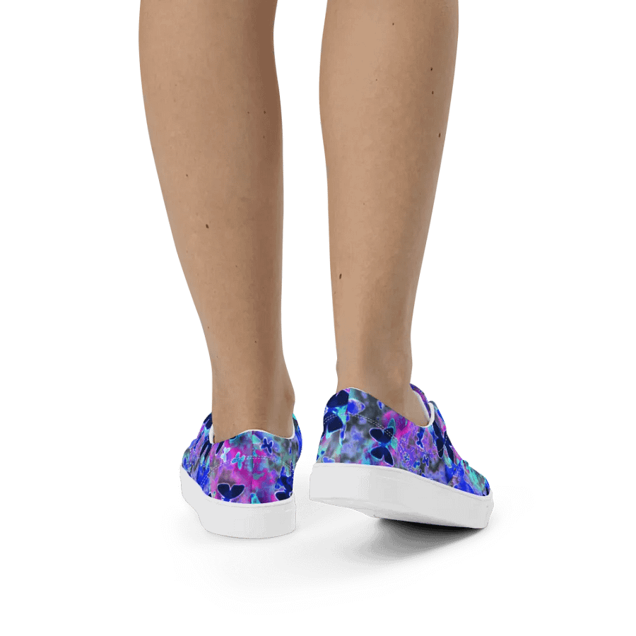 butterfly nebula lace up canvas shoes (womens) product image (5)