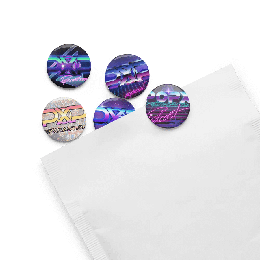 PopXcast Official Live Stream Pin Button Collector Set product image (11)
