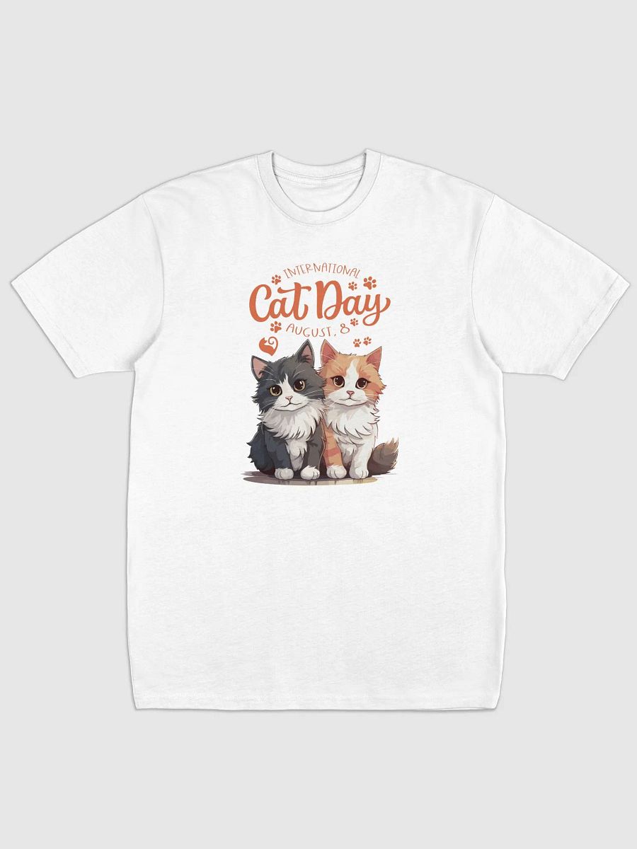 Cat Day August Cartoon Cats Tee product image (16)