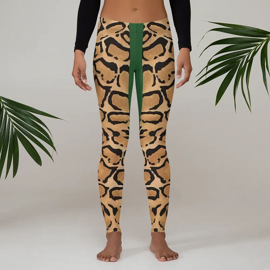 Vibrant Leopard Stripe All-Over Leggings product image (3)