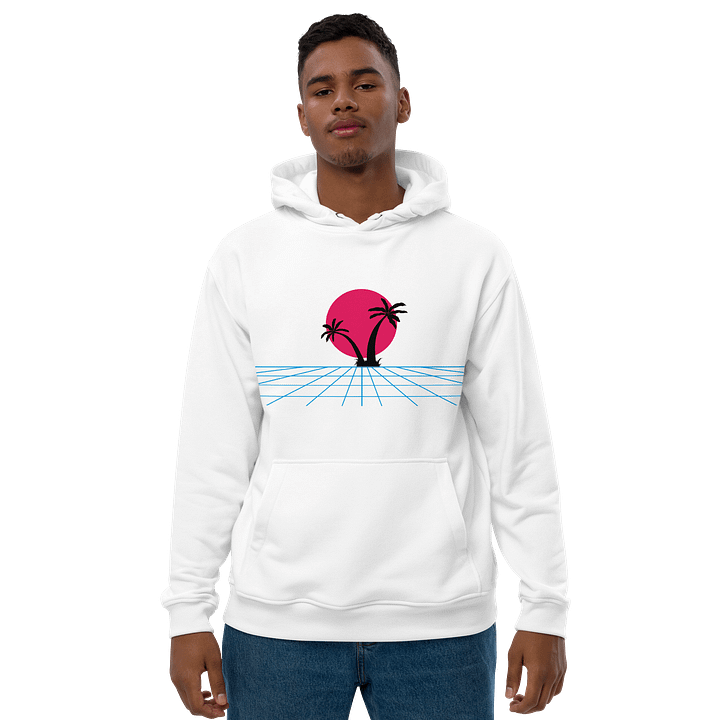 Sunset Synthwave Eco Hoodie product image (1)