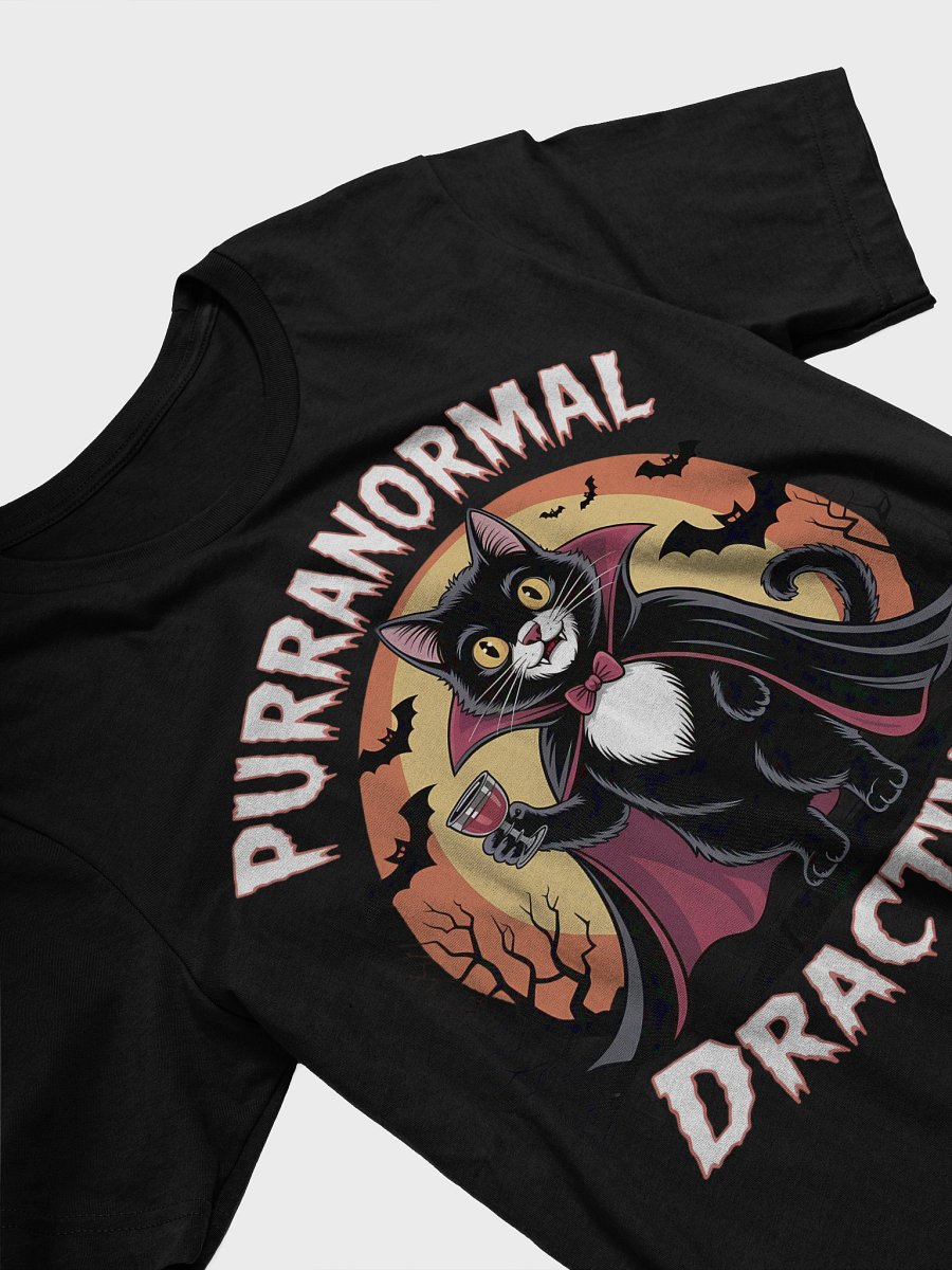 Purranormal Dractivity Vampire Cat T-Shirt product image (31)