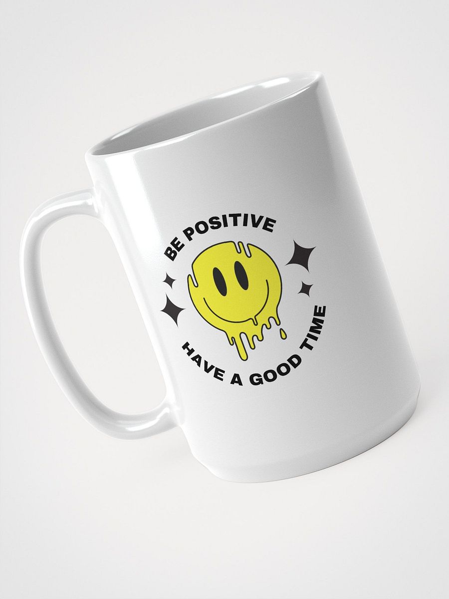 Melting Smiley White Glossy Mug product image (3)