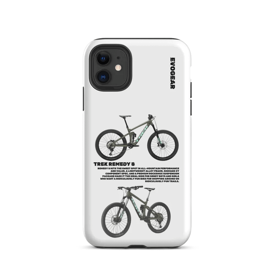 White Remedy 8 Olive Grey iPhone Case product image (2)