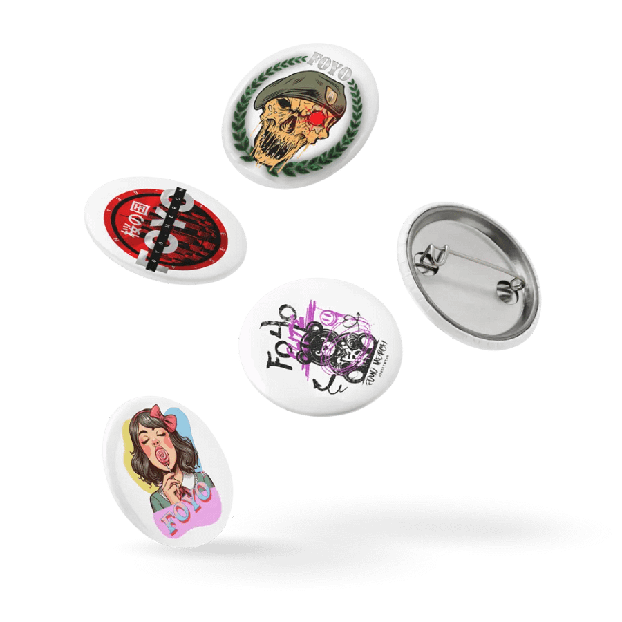 5 FOYO Old School Pins product image (14)