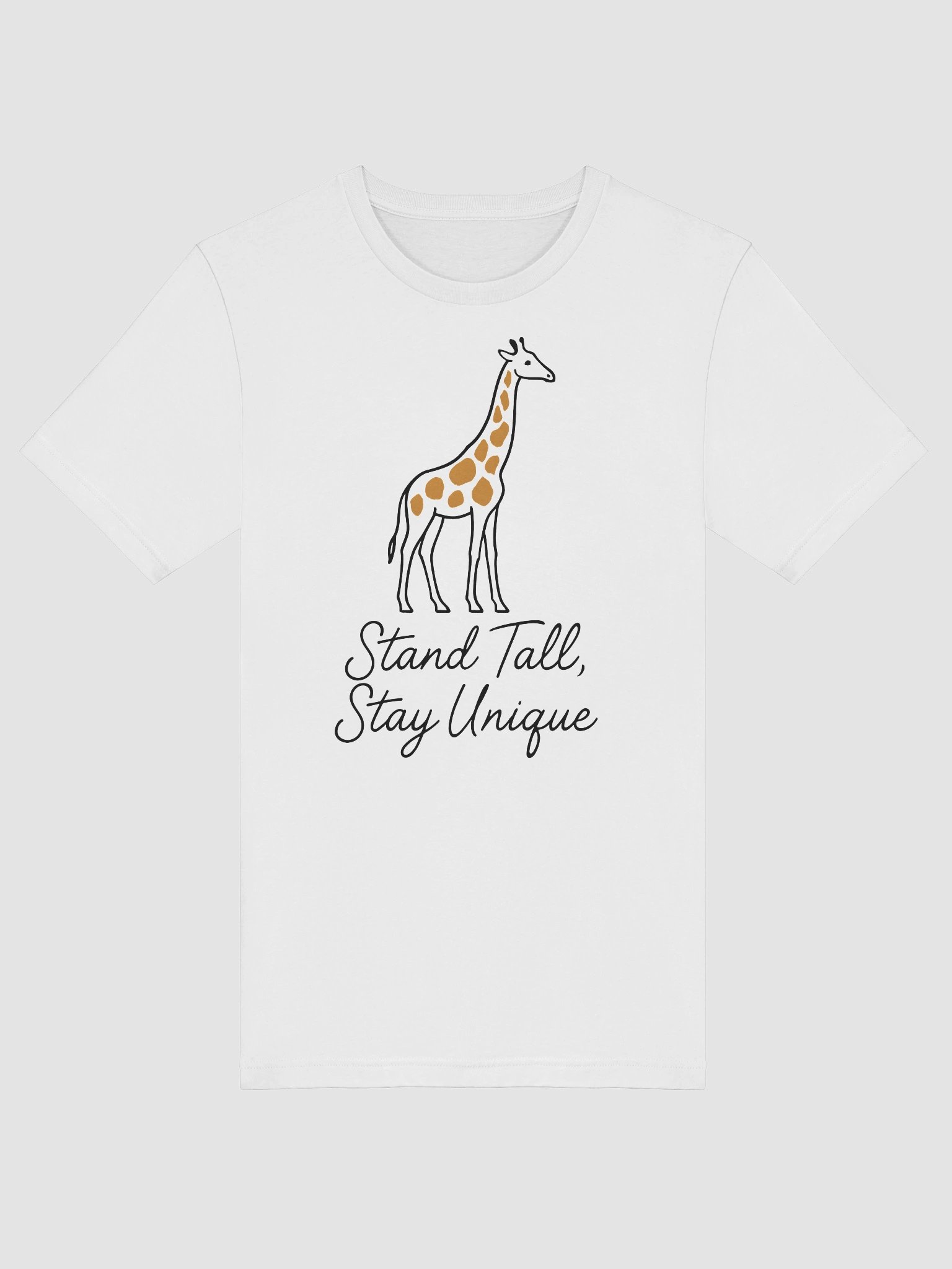 Unique Giraffe Stand Tall T-Shirt product image (5)