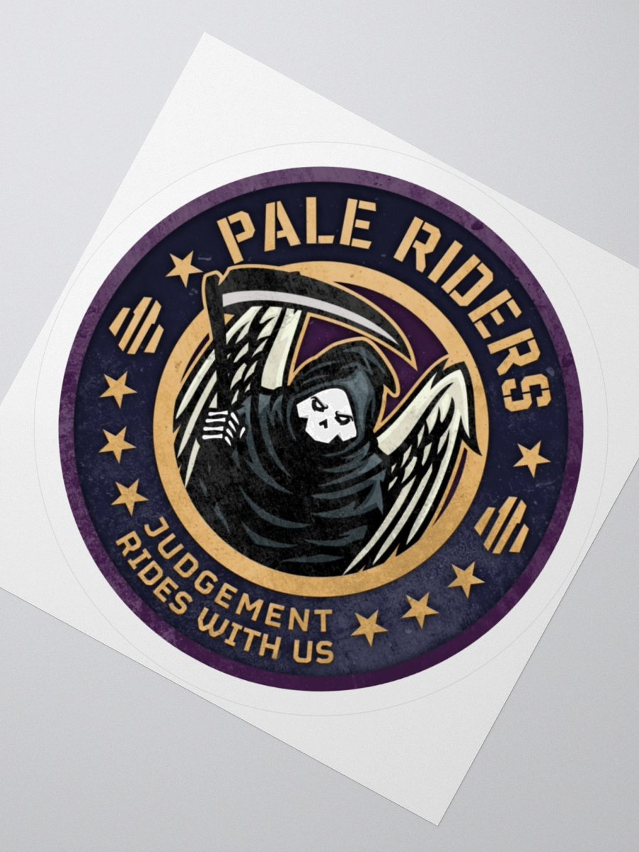 Pale Riders Textured Sticker product image (2)