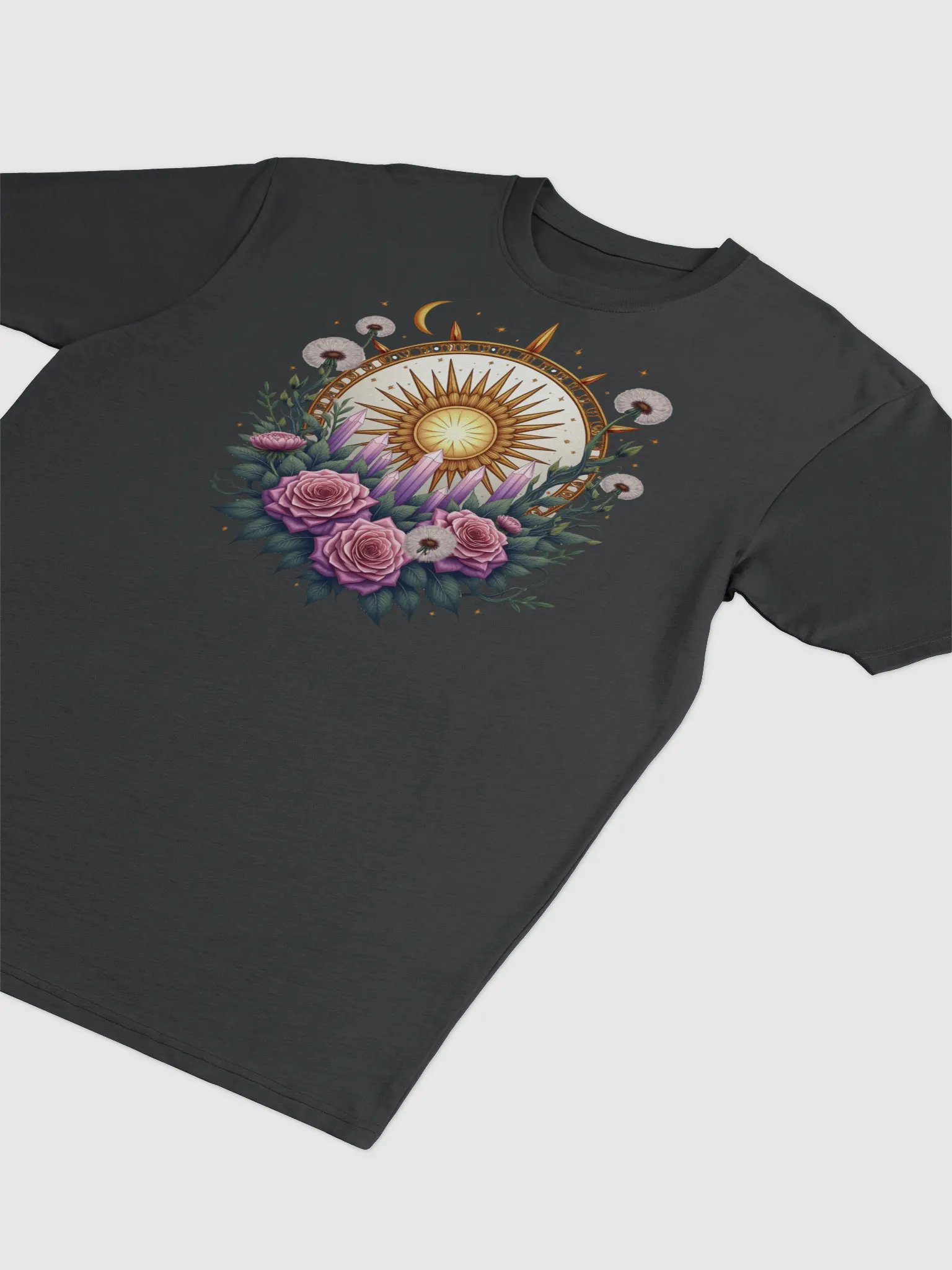 Mystical Sun and Crystal Rose Garden - Celestial Boho Design product image (3)
