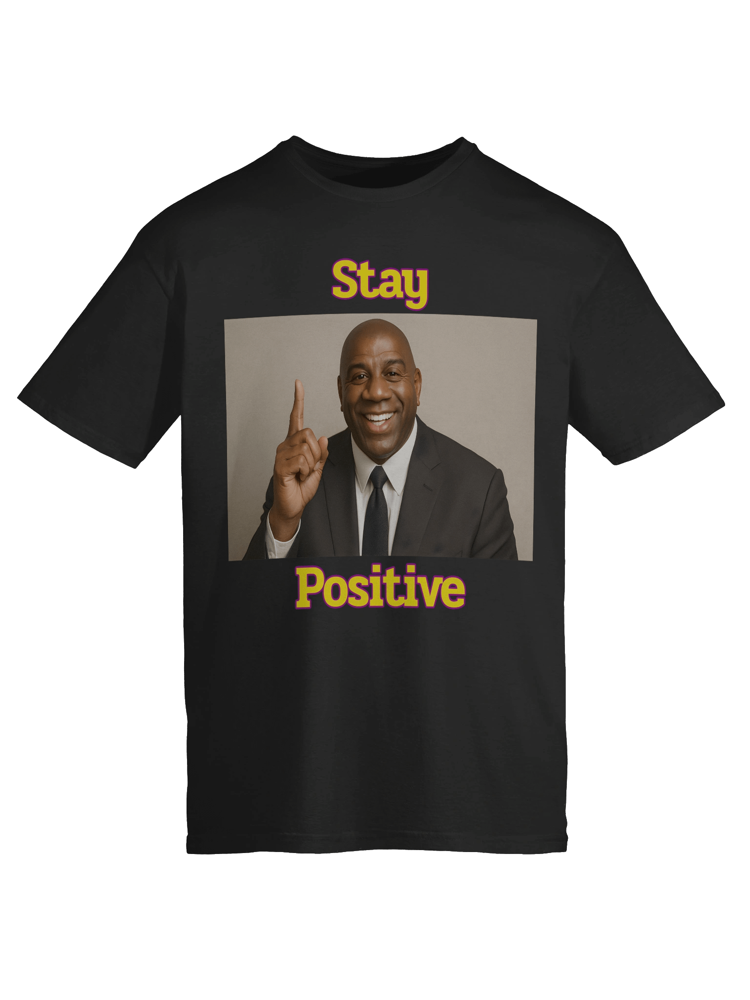 Stay Positive – Motivational Basketball Parody T-Shirt product image (52)