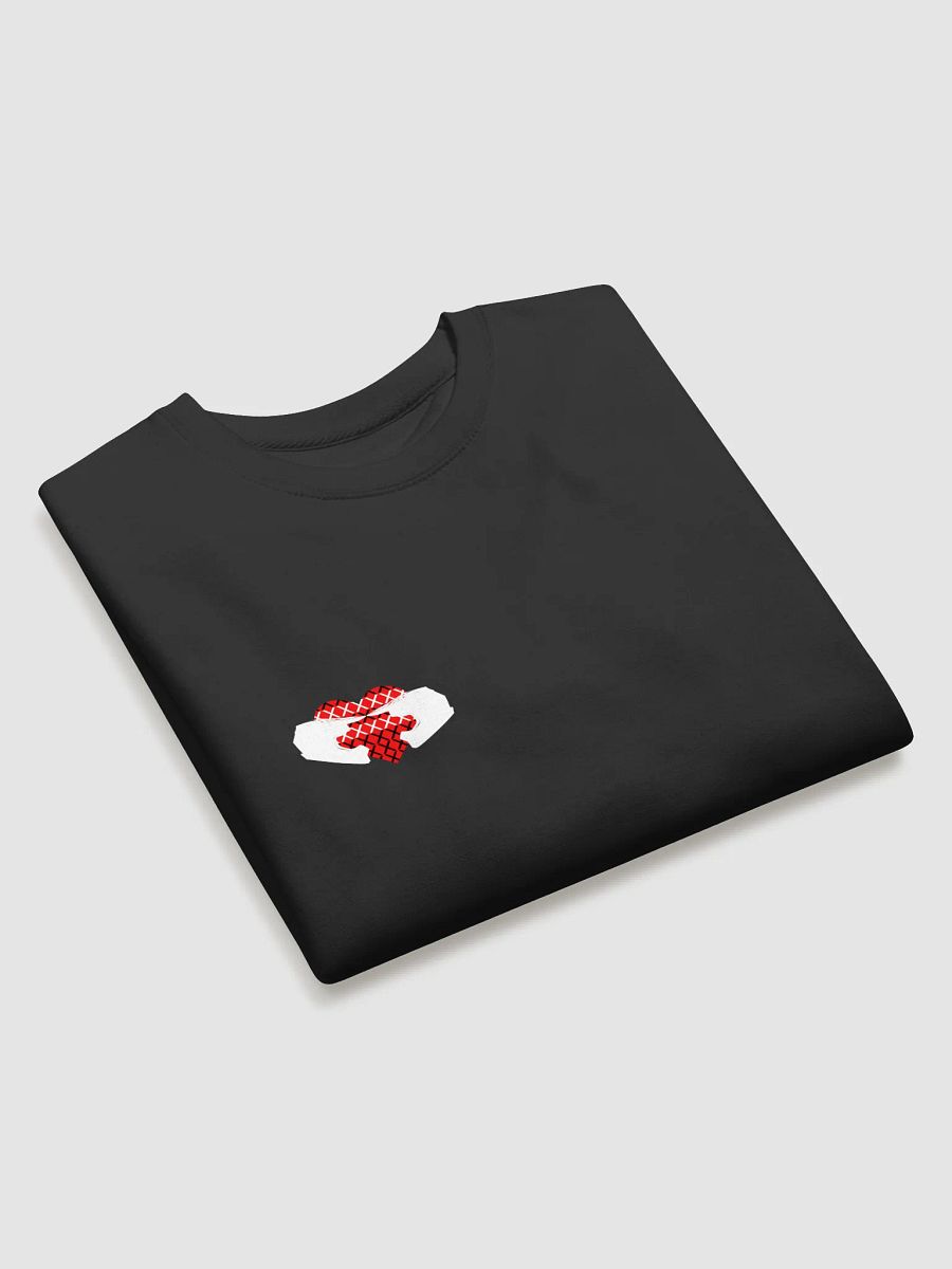 Valentine Matching Off-Road Helmet Heart Crewneck (White-Left) product image (3)
