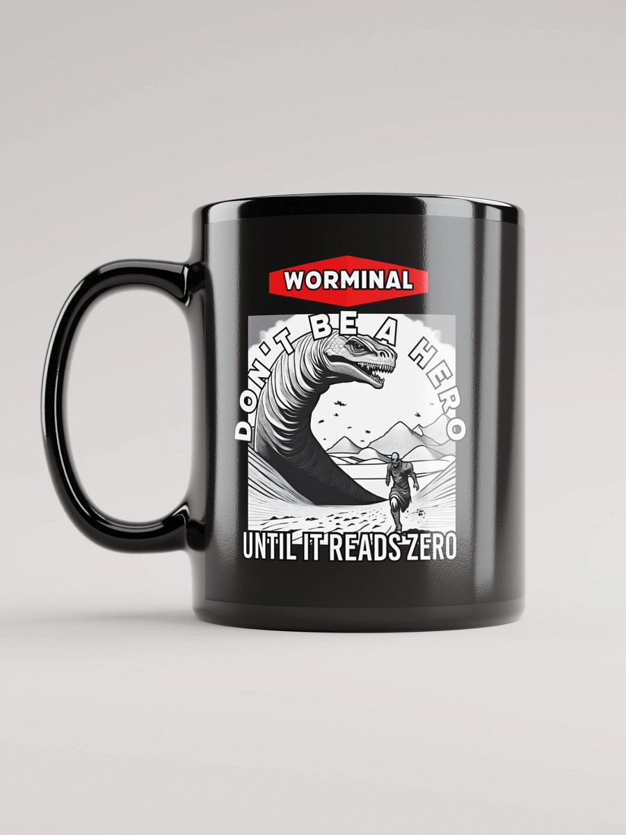 WORMINAL Black Glossy Mug product image (12)