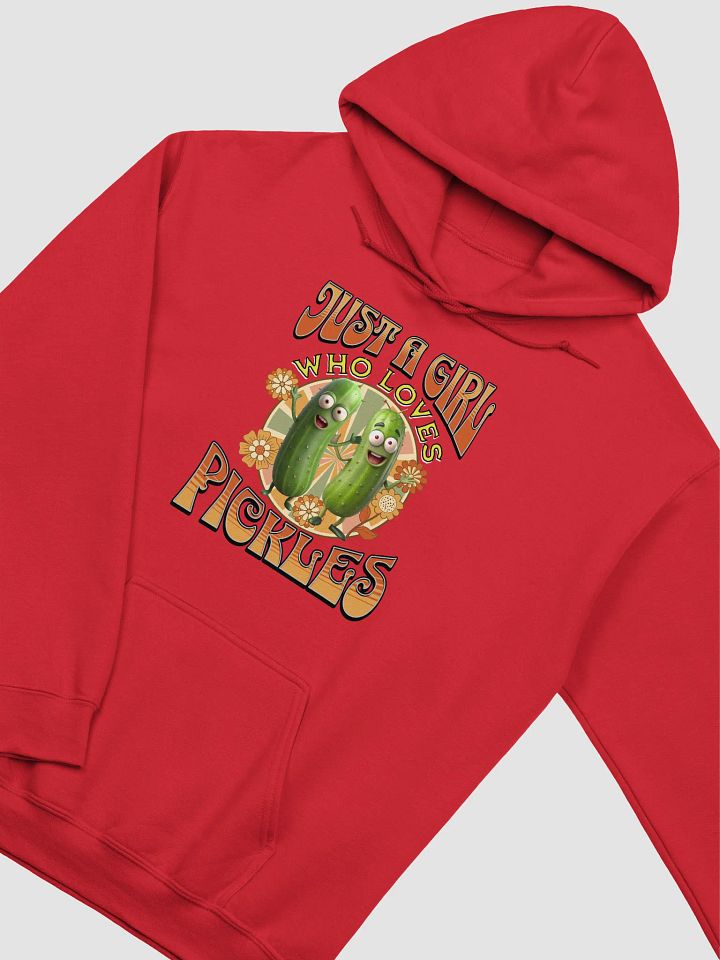 Just A Girl Who Loves Pickles Paradise Hoodie product image (11)