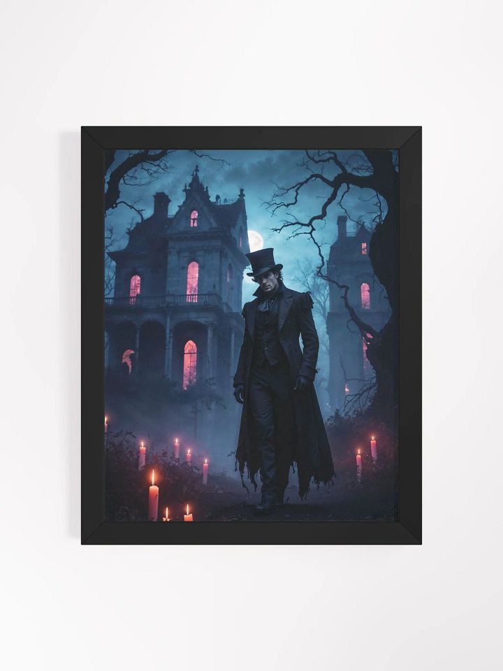 Handsome Midnight Stalker Framed Print product image (1)
