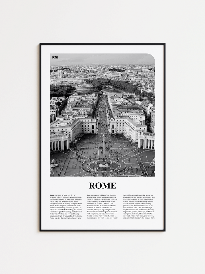 Rome 03 Newspaper Poster product image (1)