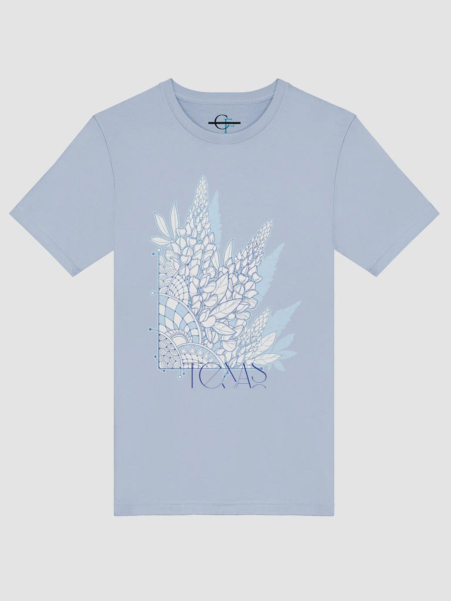 Texas in Bloom: Minimal Bluebonnet Line Art Tee product image (2)