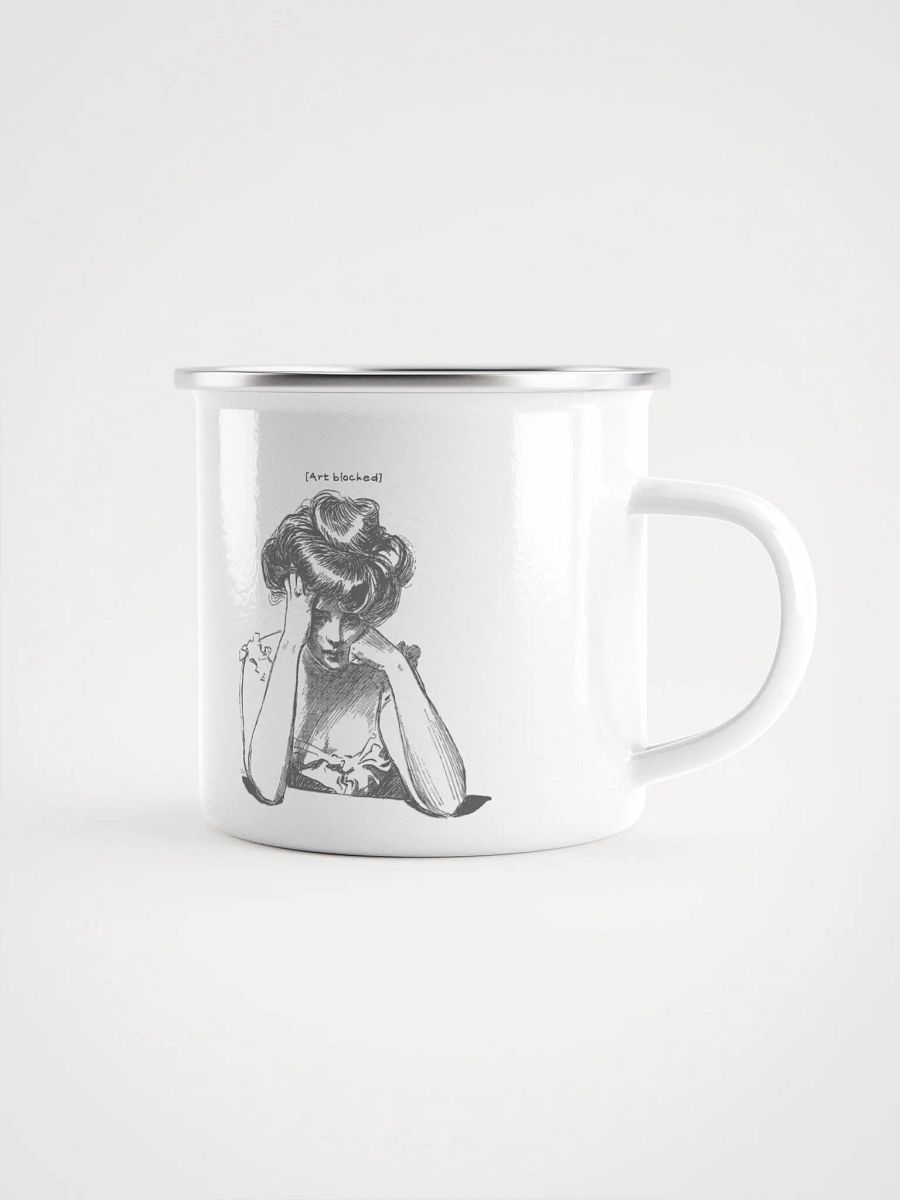 "Art Blocked" Enamel Mug product image (1)