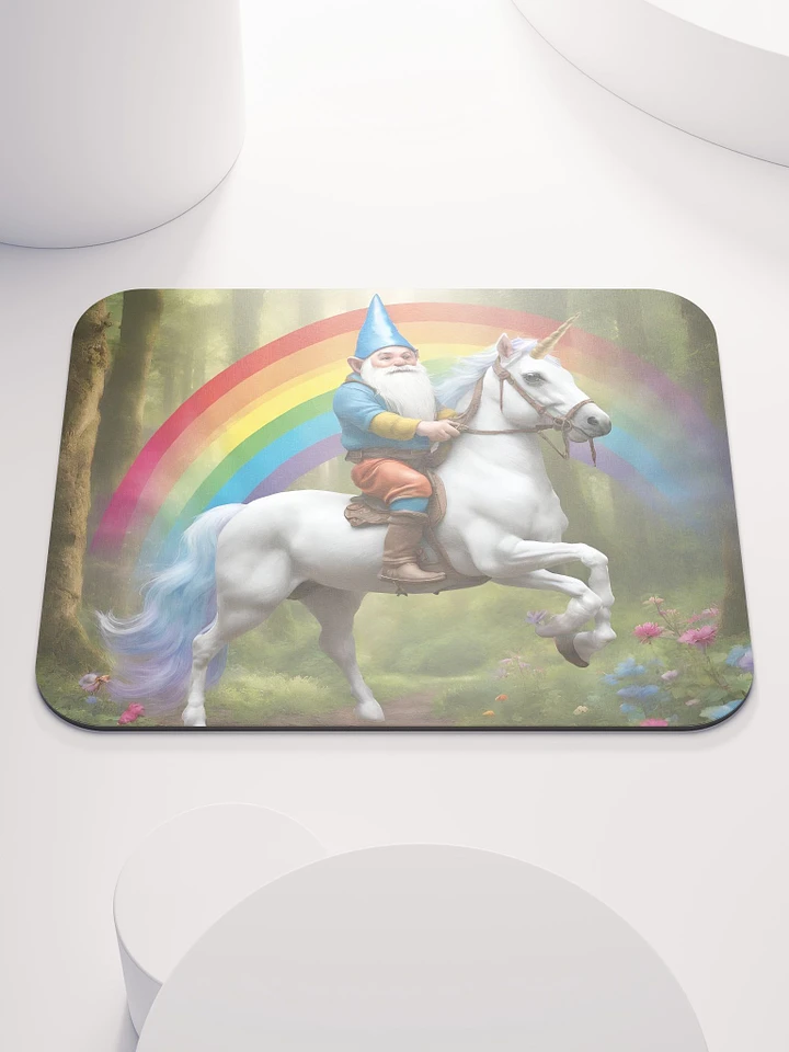 Rainbow Gnome Mouse Pad product image (1)