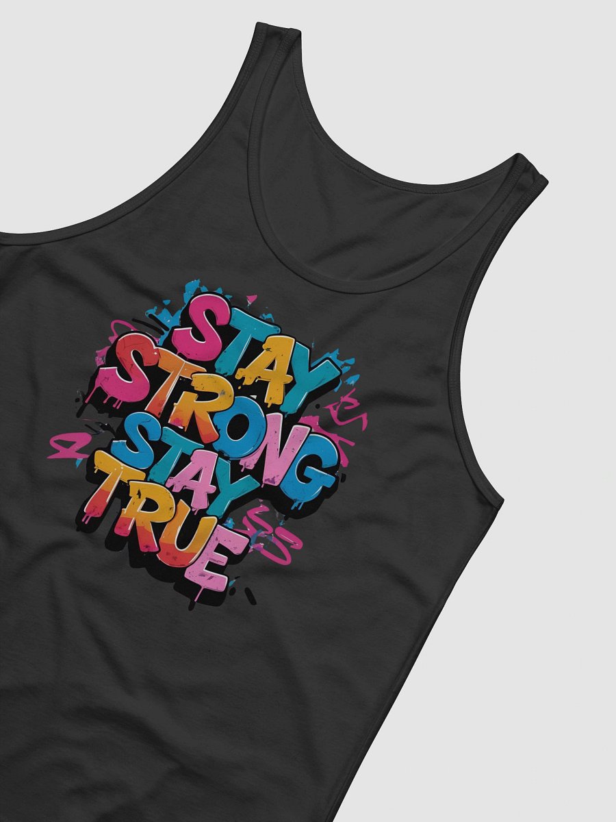 Stay Strong Stay True Tank Top – Unisex Bella + Canvas Jersey Fit product image (4)