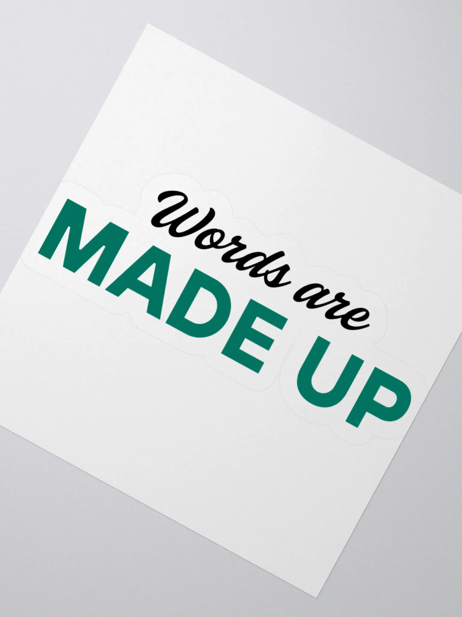 words are made up sticker product image (6)